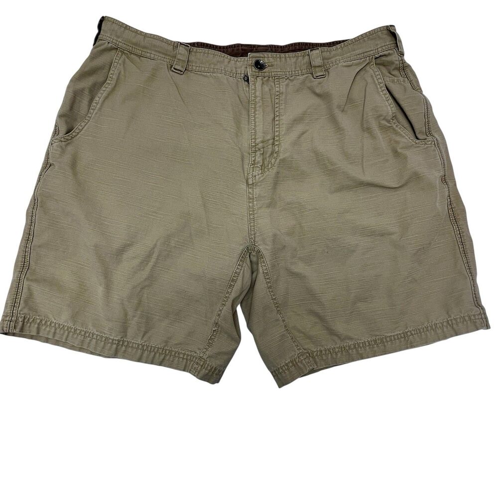 VTG. Prana BREATH Shorts Mens Sz 38 9' Khaki 5 Pocket Hiking Outdoor Cotton